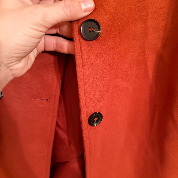 Rust trench coat - Picture 3 of 3